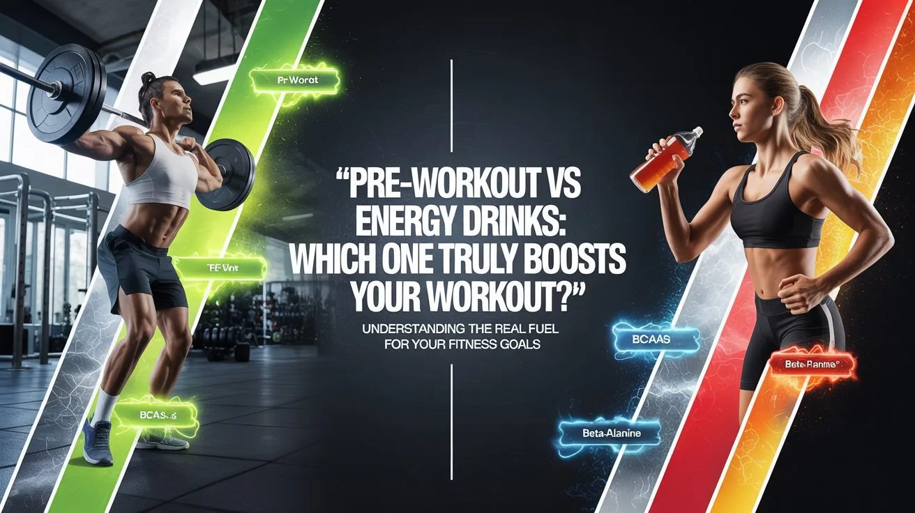 Pre Workout vs Energy Drinks: Which One Truly..