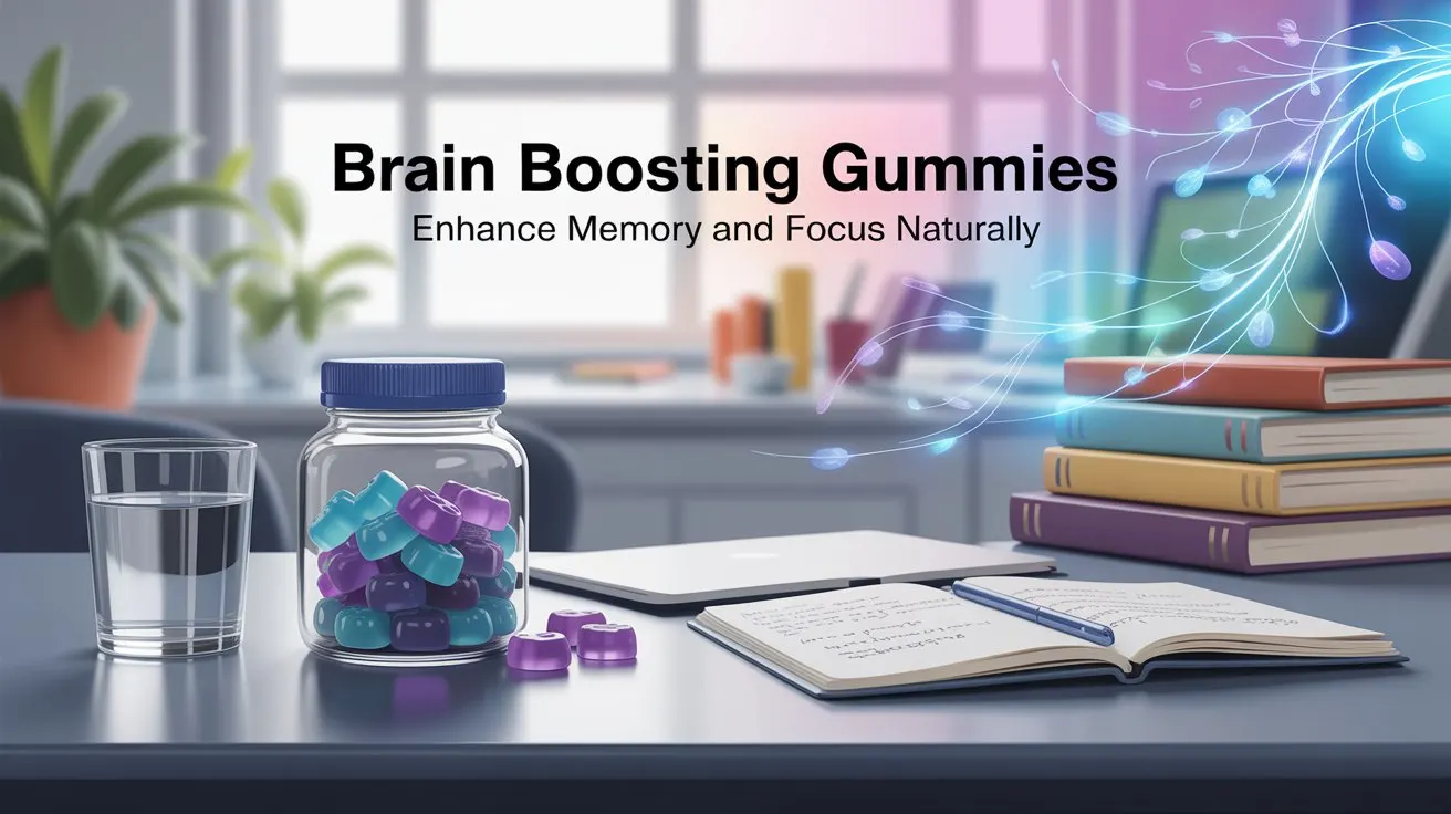 Brain Boosting Gummies: Enhance Memory and Fo..